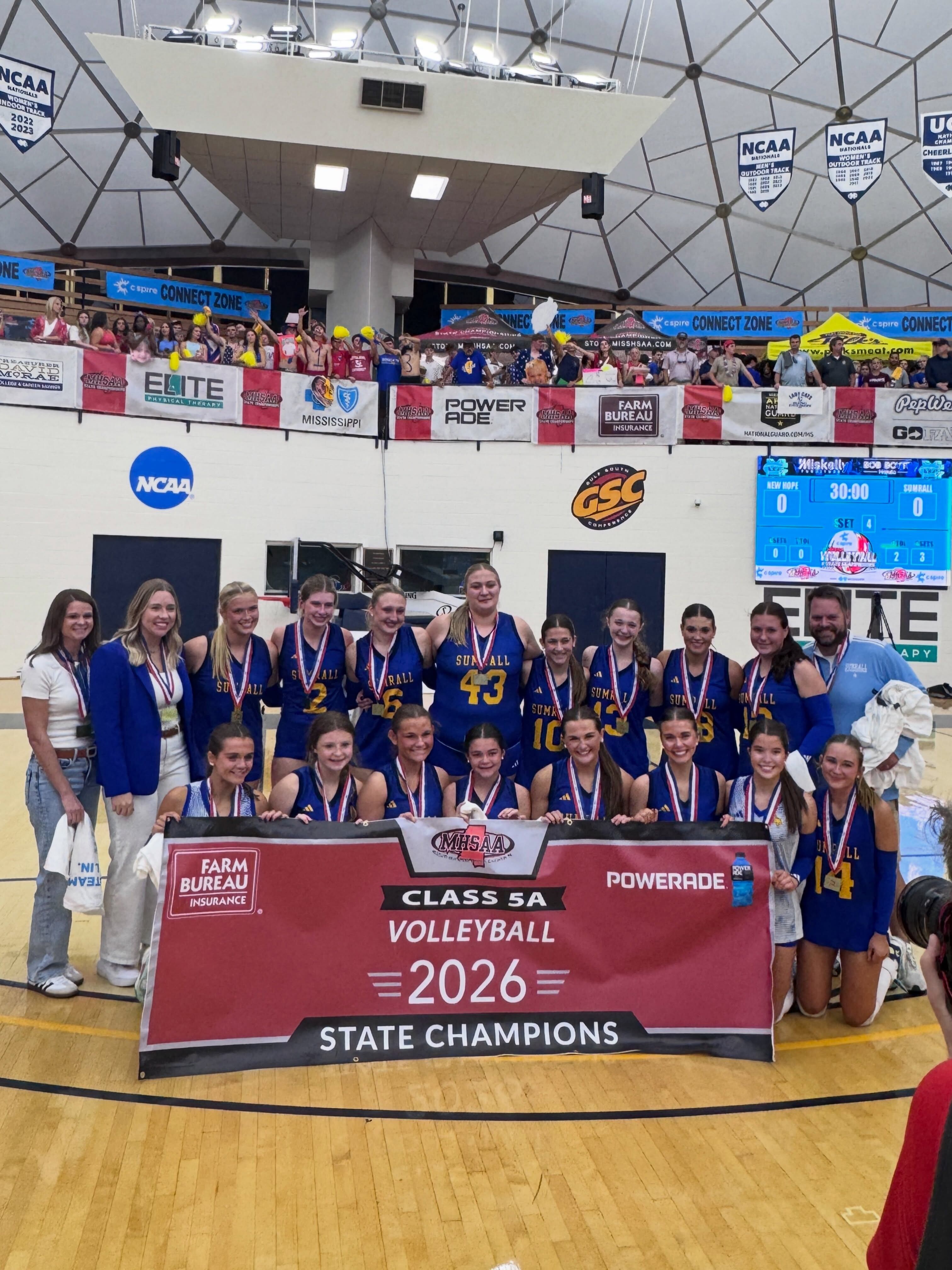 Sumrall High School Volleyball Wins Second Straight Class 5A State Championship