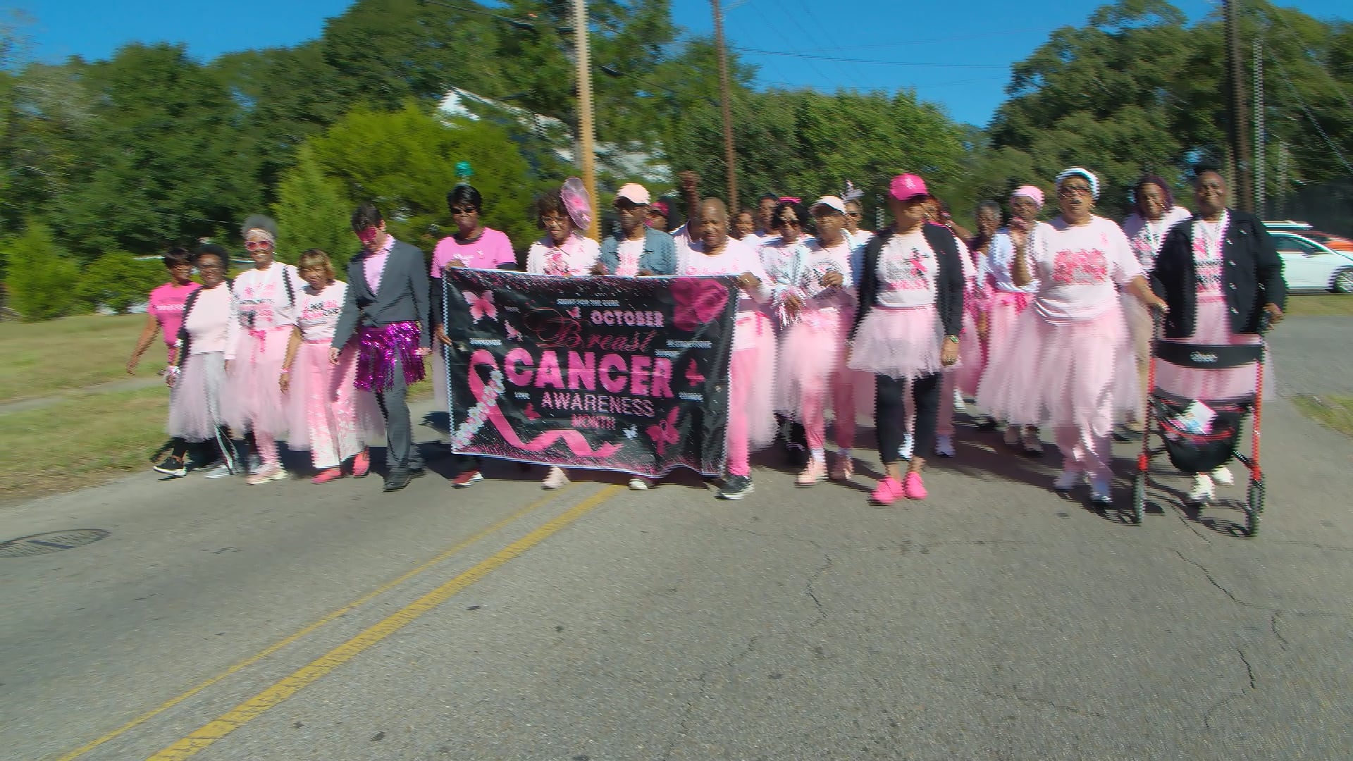 Nearly 40 Seniors Join Breast Cancer Awareness Walk in Laurel