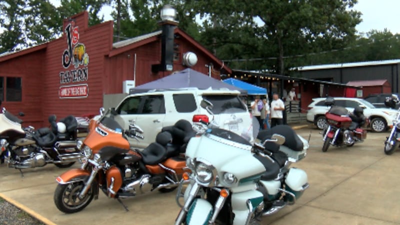 A benefit motorcycle ride for the family of Ryan Whitehurst began and ended at J's Tavern.
