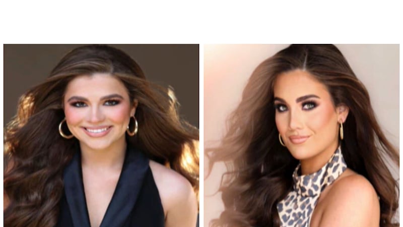 LEFT: Miss Capital City Anna Leah Jolly
RIGHT: Miss Pine Belt Paige McNeil