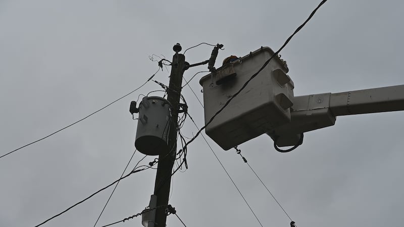 Dixie Electric Power Association and Pearl River Valley Electric Power Association crews are...