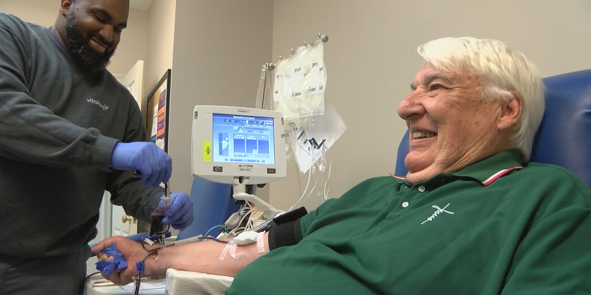 Blood Bowl 2026: 76-year-old Marion County man donates to Vitalant every 2 weeks