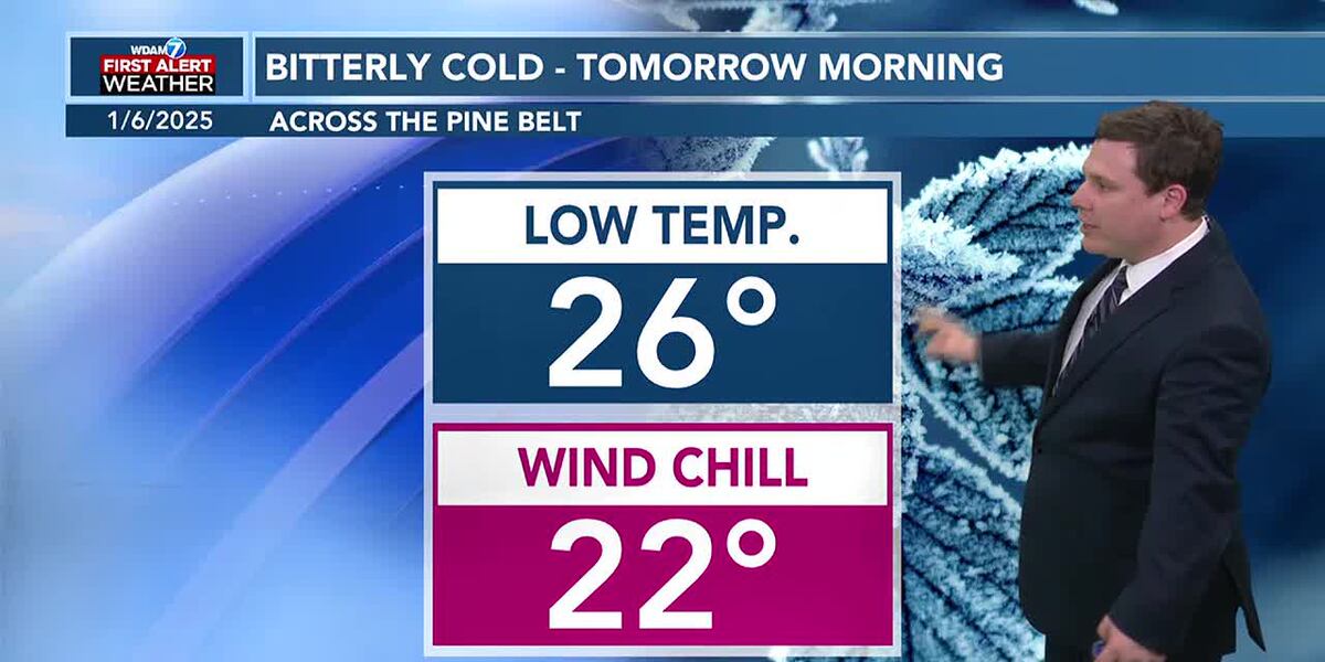 Cold Over P Bitterly cold over the next few nights.