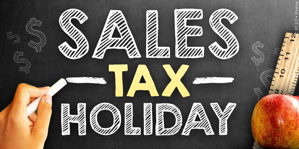Mississippi’s sales tax holiday coming up this weekend