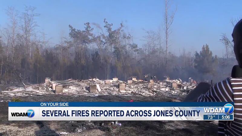 Jones Rd Fire Map Barnes Road fire Sunday waylays more than 40 acres in Jones County