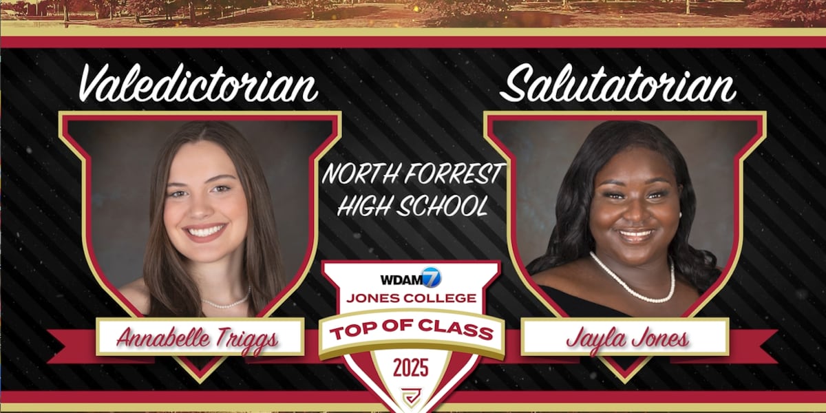 2025 Top of Class North Forrest High School