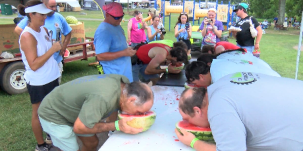Day 2 of 48th Watermelon fest features watermelon eating, seed spitting contests