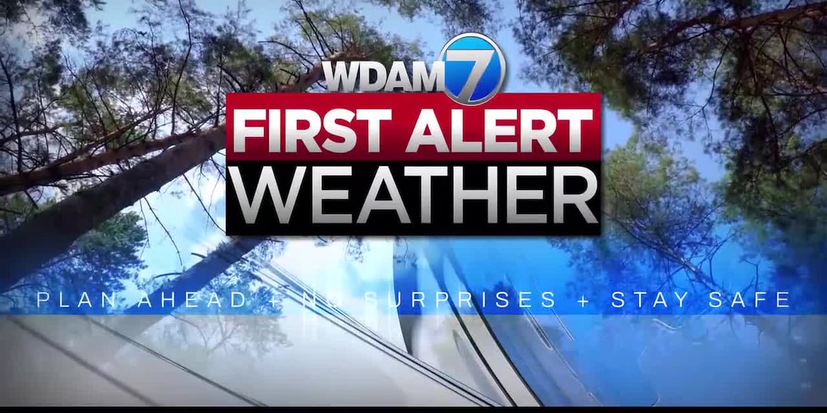 Jordan Riley Wdam Riley’s Sunday 5PM forecast