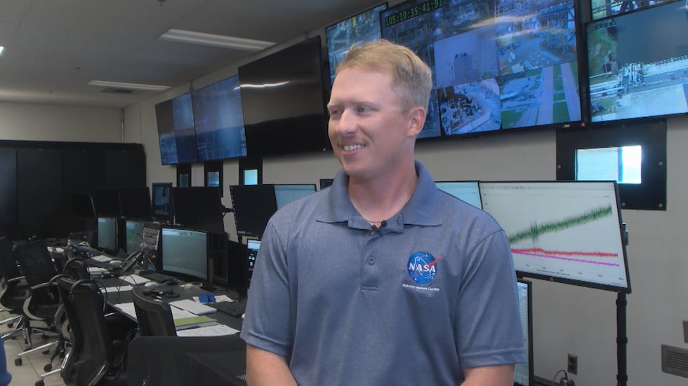 Engineer Bradley Tyree during an interview with WLOX.