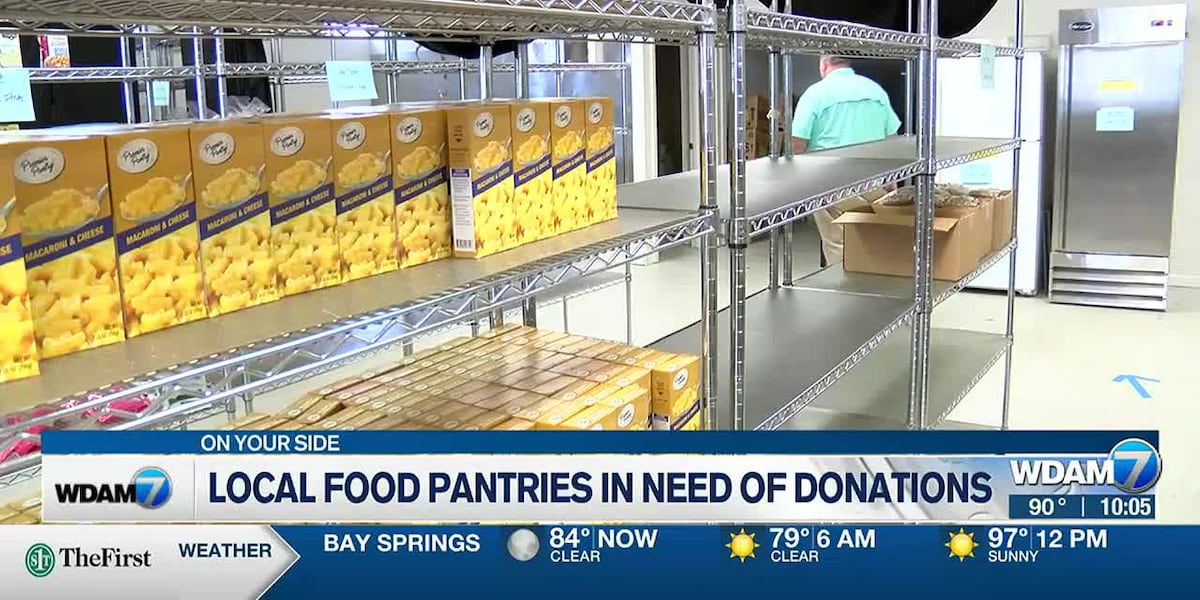 Food pantries running low on supplies