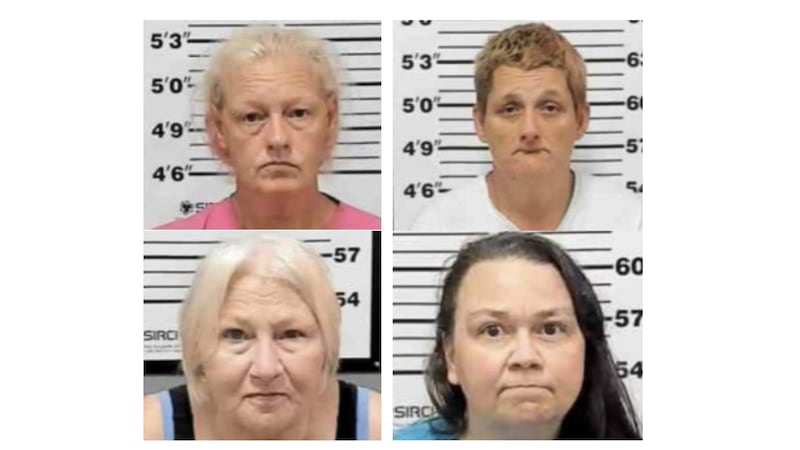 From left to right: Tammy Smith, Amanda Manning, Marsha Reid, and Tia Spencer