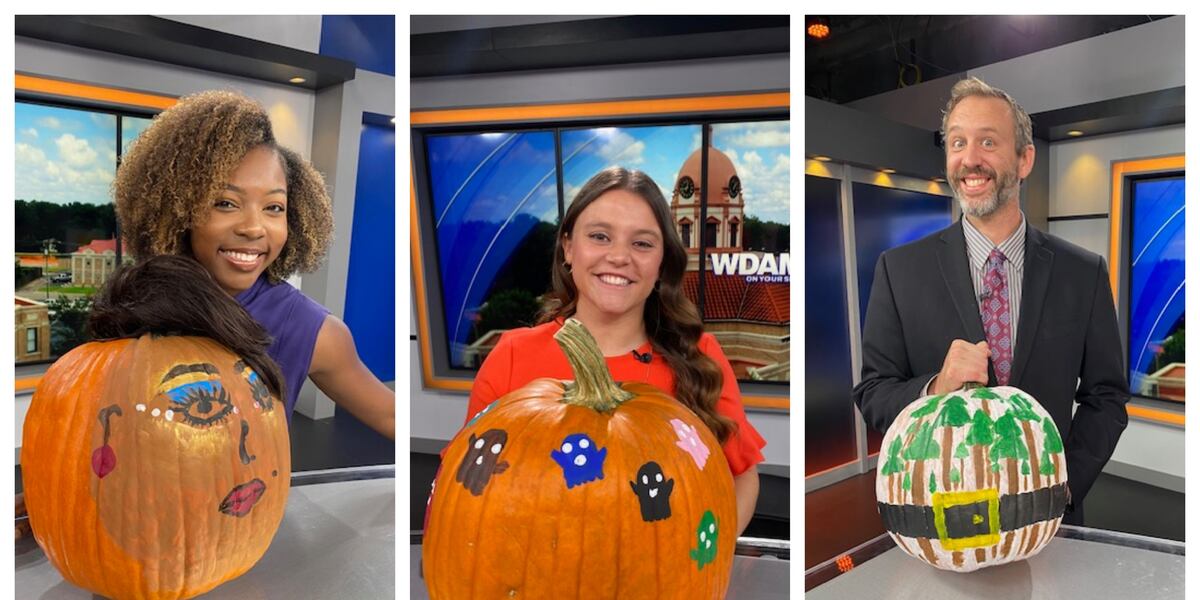 Jordan Riley Wdam WDAM 7 Morning Team paints a spooktacular competition. Cast your vote!