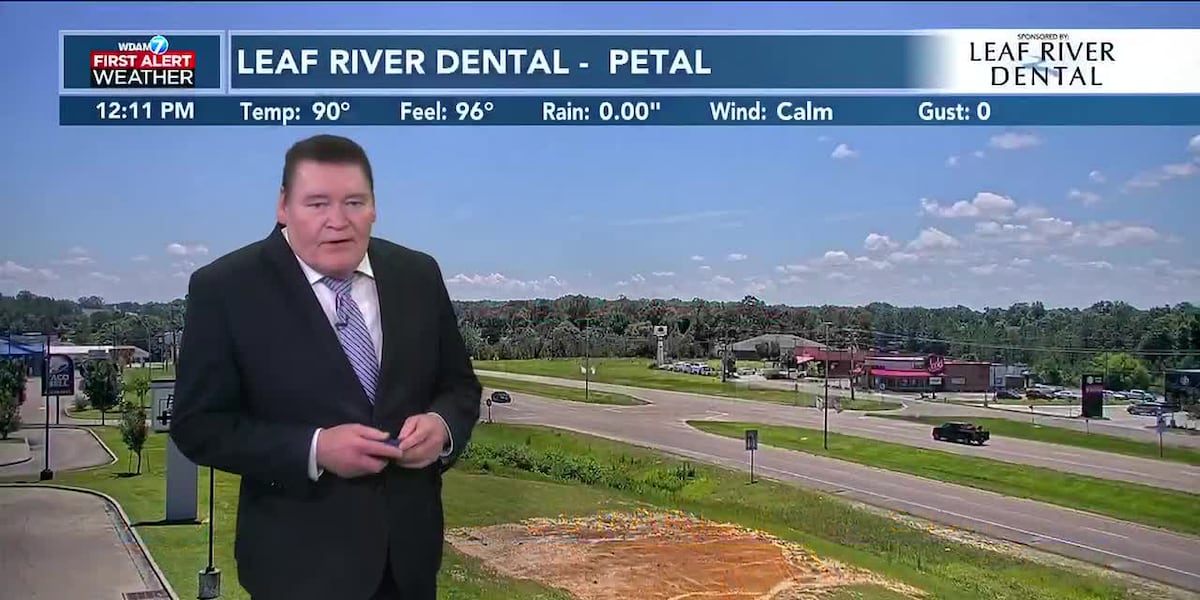 Heat and humidity continue in the Pine Belt