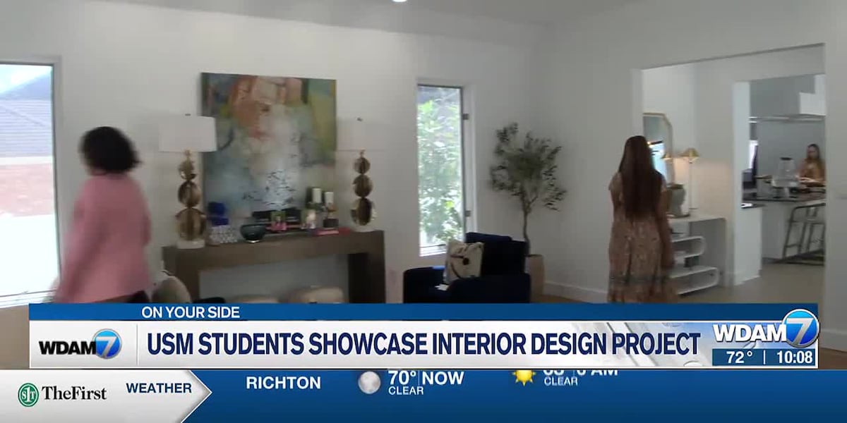USM interior design students host open house