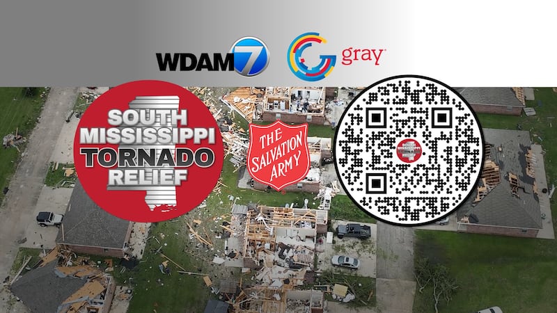 Gray Media says 100 percent of the donations will go directly to disaster relief in Mississippi.
