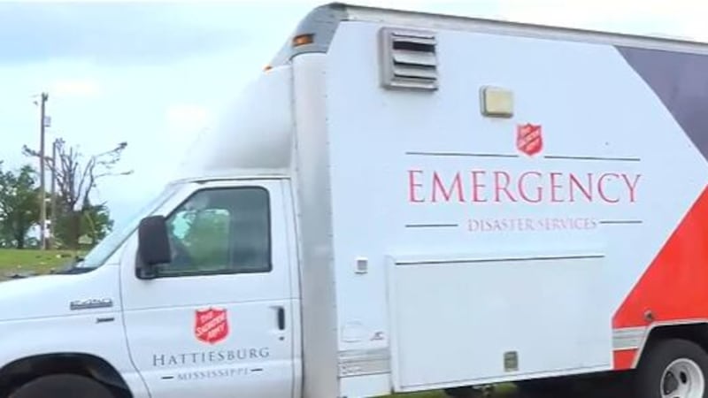 The Salvation Army is providing emergency relief to residents affected by a suspected tornado...