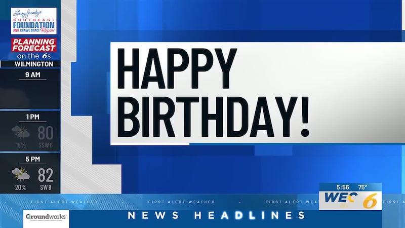 Submit your birthdays and anniversaries at least two weeks in advance.