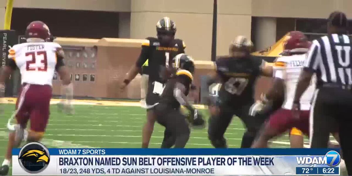 USM quarterback becomes 1st Golden Eagle to earn 'Sun Belt 'Offensive ...